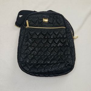 Betsey Johnson Black Backpack